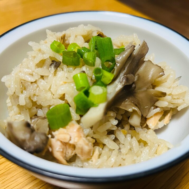 みんなパクパク♡鮭の炊き込みご飯